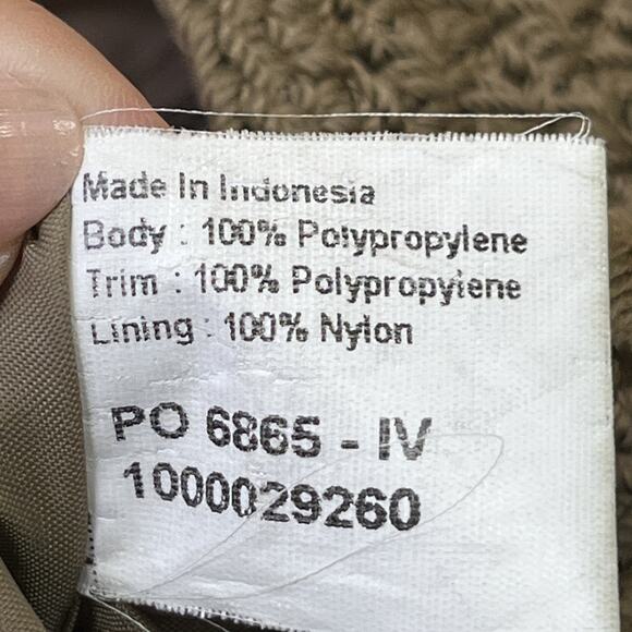 The Sak Original Brown Taupe Crochet Double Strap Shoulder Bag Boho Minimalist - Picture 5 of 16